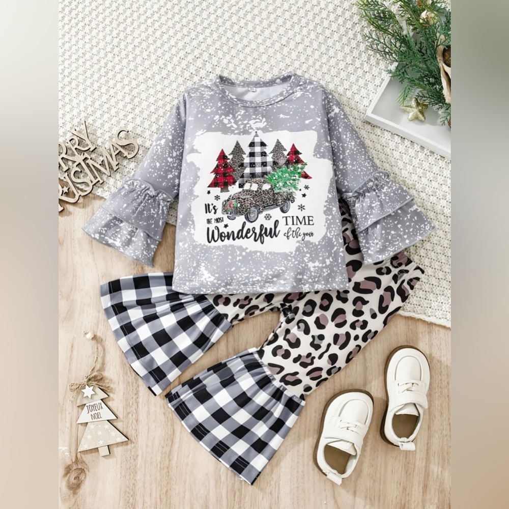 Little girls Christmas outfit 12-18 months